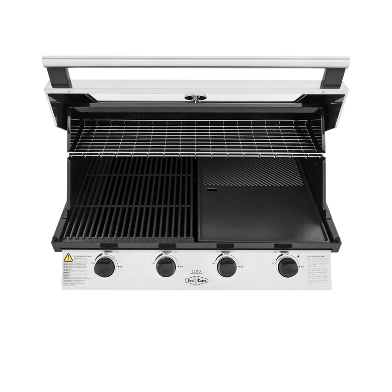 BeefEater 1200 Series 4-Burner Built In BBQ Stainless Steel