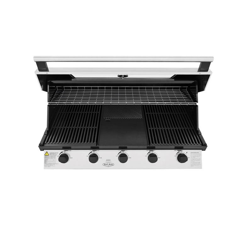 BeefEater 1200 Series 5-Burner Built In BBQ Stainless Steel