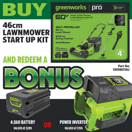 Greenworks 60V Home Owner Kit