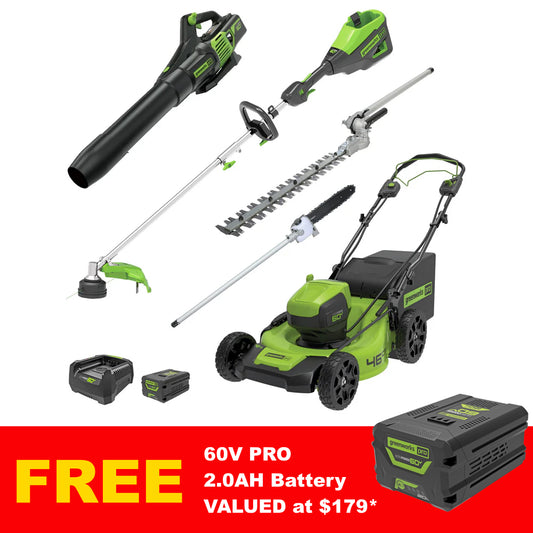 Greenworks 60V Home Owner Kit