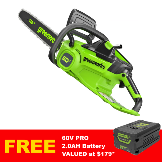 Greenworks 18" 60v Battery Brushless Chainsaw (Skin)
