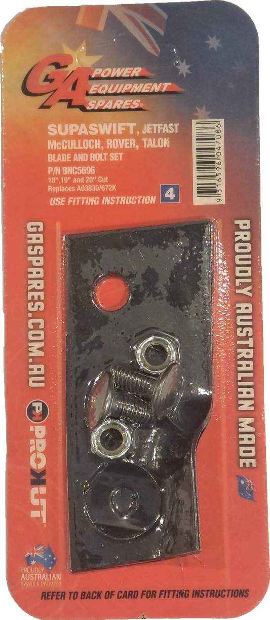 Rover 18" Mulch Mower Blade & Bolt Kit x 2 (BNC5696)