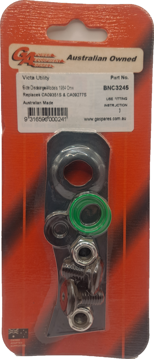 Victa Utility Mower Blade & Bolt Kit x 2 (BNC3245)