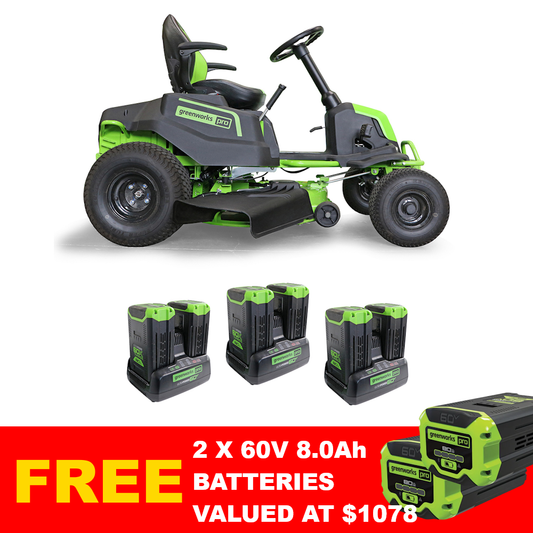 Greenworks 60v Battery Pro 42” Ride-On Mower