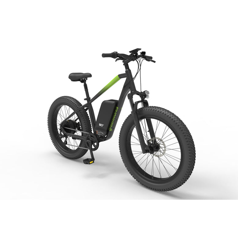 Greenworks 60V VENTURE Series 26” Fat Tyre Electric Mountain Bike 8Ah Kit