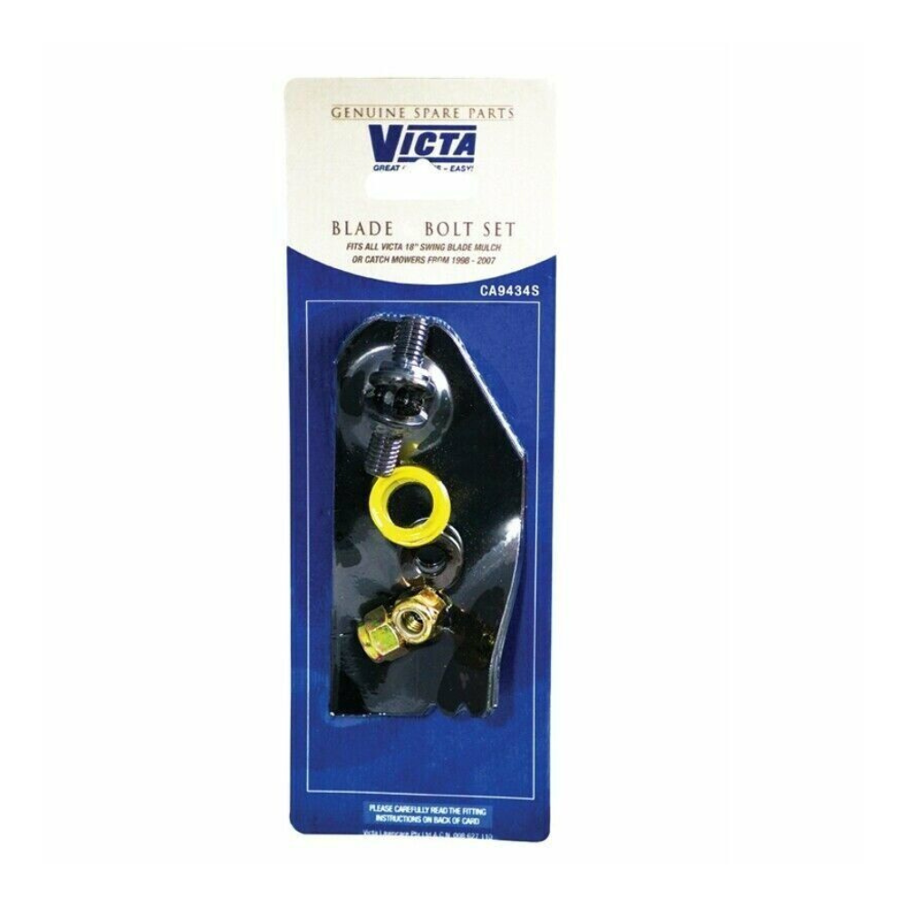 Victa 18" Mulch Mower Blade And Bolt Kit x 2 (CA09434B)
