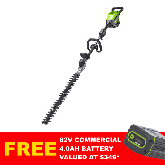 Greenworks 82PH30F 82v Battery Short Pole Hedger (Skin Only)