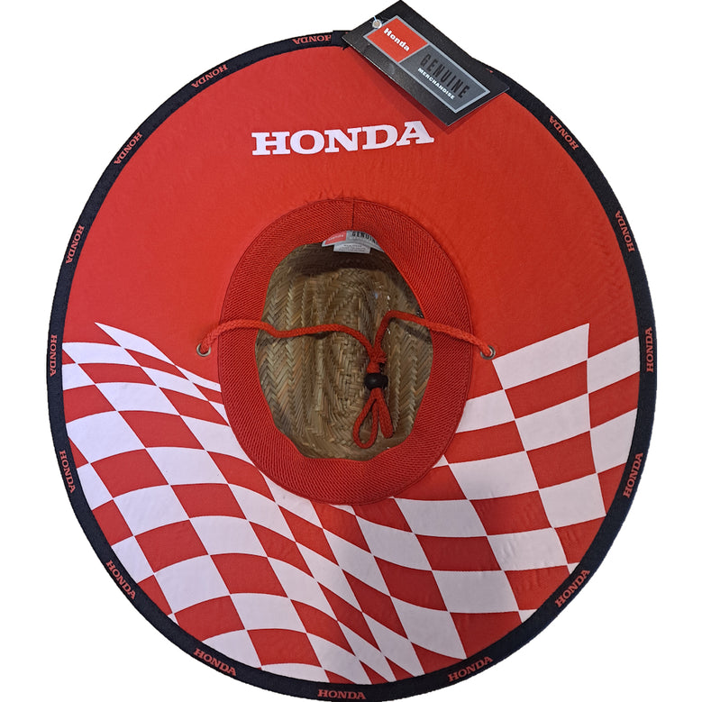 Honda Straw Hat - Red (PPE) (L08SH020R)