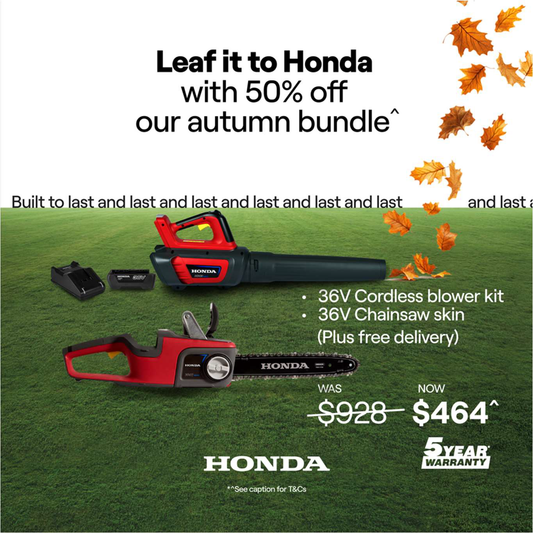 Honda 36v Battery Blower & Chainsaw Bundle
