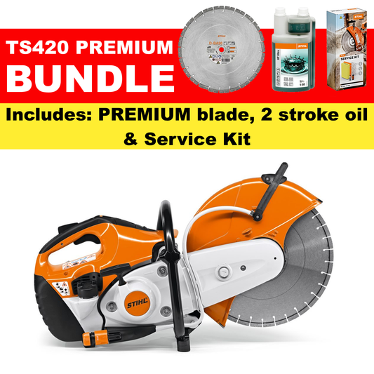 Stihl TS420 Petrol Cut-Off Saw Premium Bundle