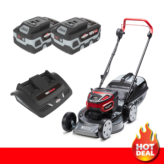 Victa Corvette Twin 18v Battery Lawn Mower Kit