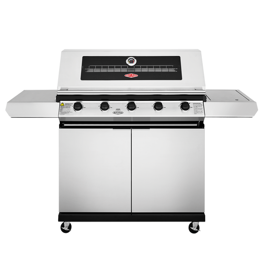 BeefEater 1200 Series 5-Burner BBQ w/ Side Burner & Trolley