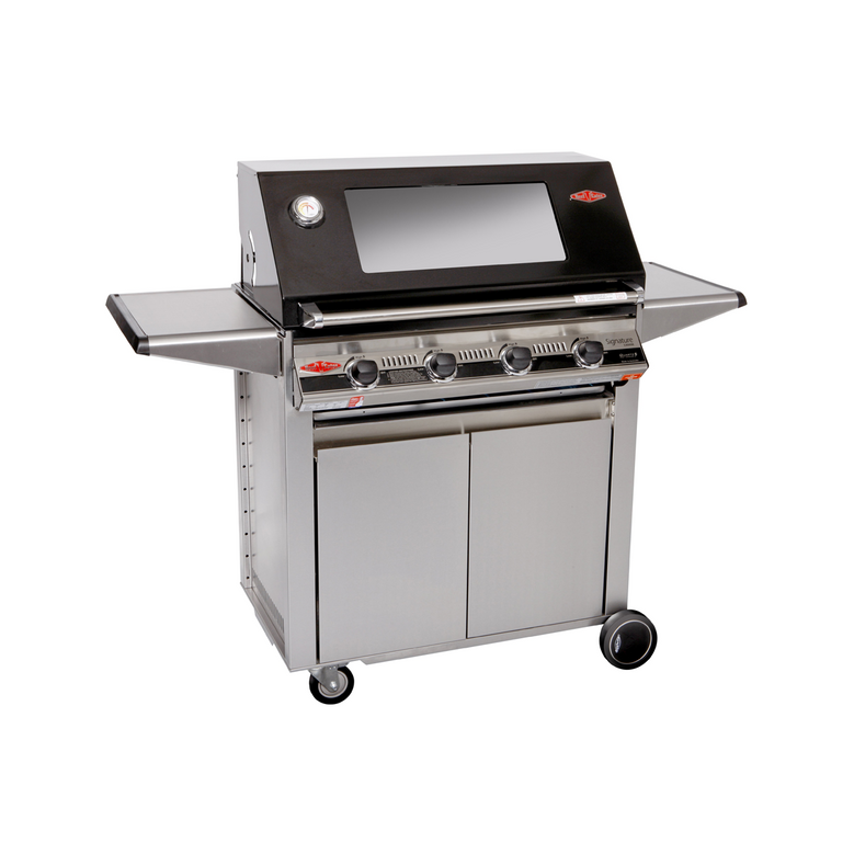 BeefEater Signature 3000E 4-Burner Vitreous Enamel Portable BBQ