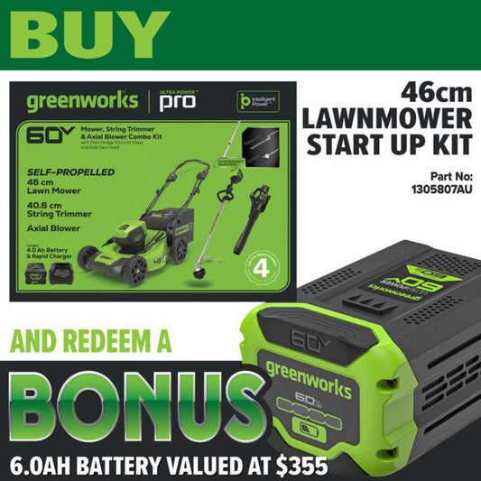 Greenworks 60V Home Owner Kit