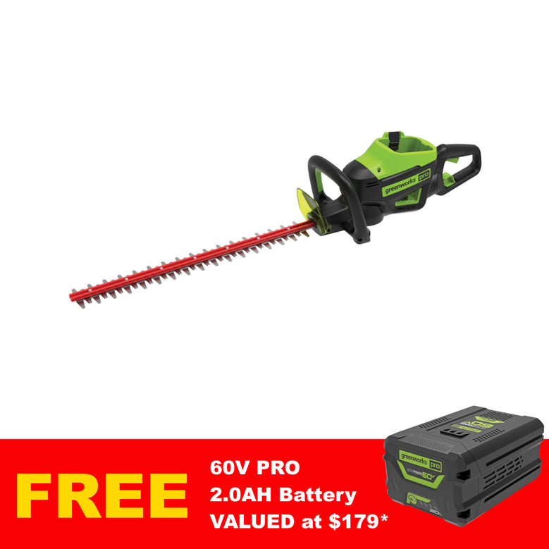 Greenworks 60v Battery Hedge Trimmer (Skin Only)