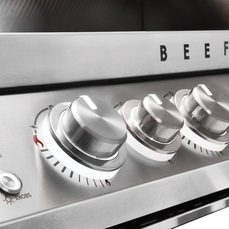 BeefEater 7000 Premium 4-Burner Built In BBQ, Stainless Steel