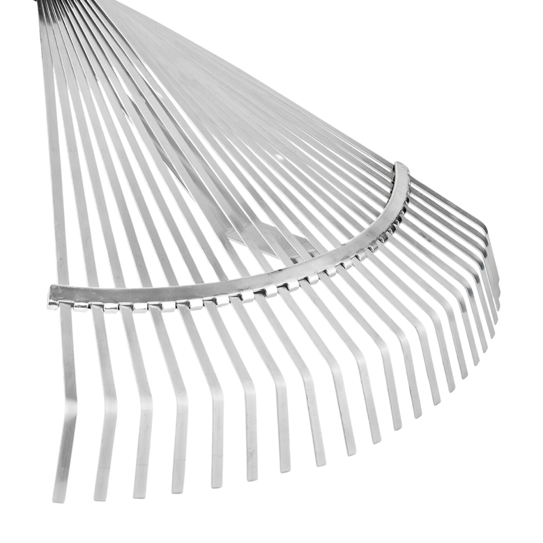 Wolf Garten UC-M Adjustable Flat Tine Steel Lawn Rake