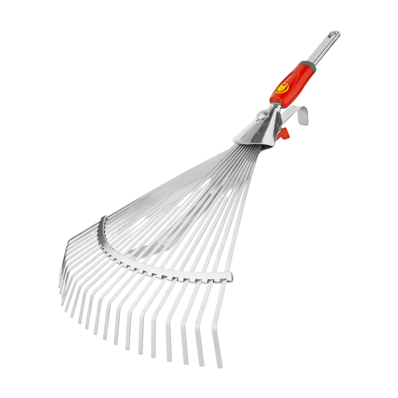 Wolf Garten UC-M Adjustable Flat Tine Steel Lawn Rake