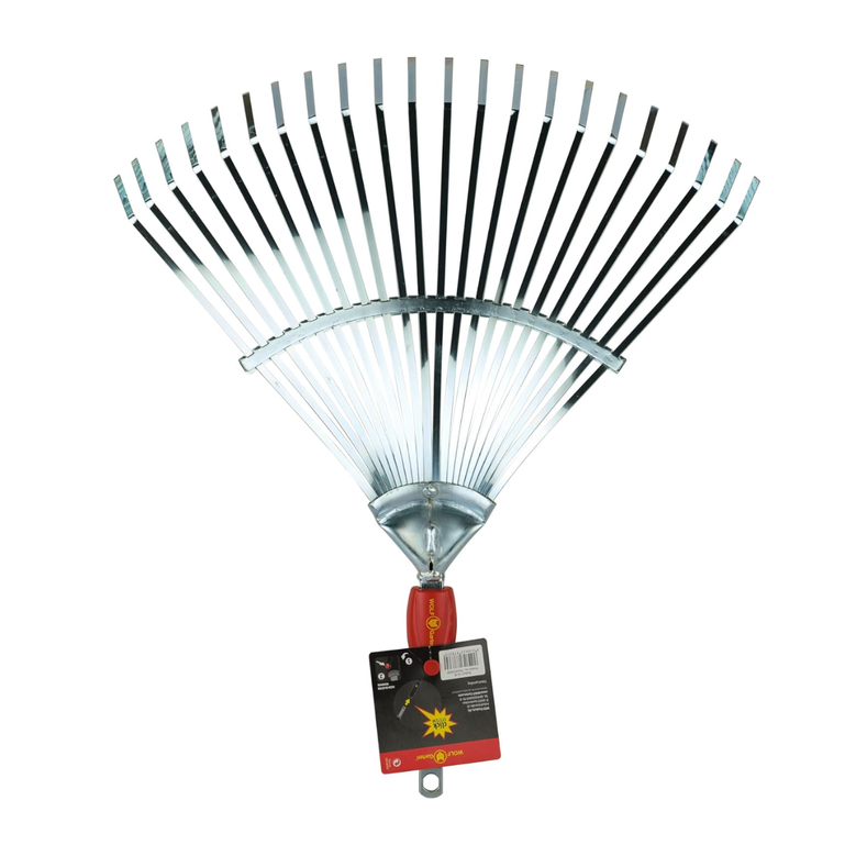 Wolf Garten UE-M Flat Tine Steel Lawn Rake