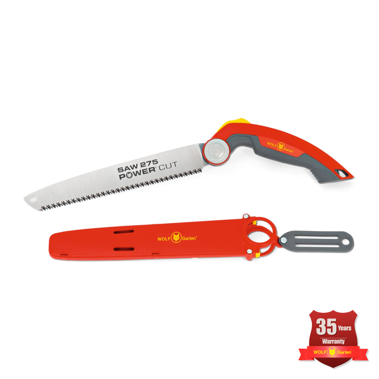 Wolf Garten PCUT275 Folding Pruning Saw With Sheath