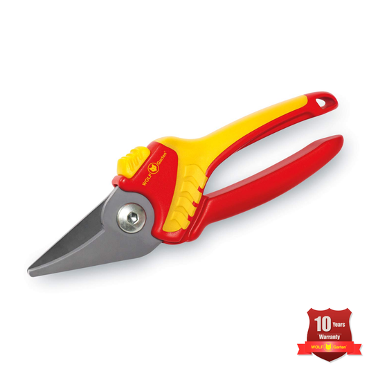 Wolf Garten RR1500 Basic Indoor Bypass Secateurs