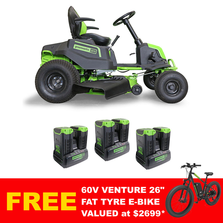 Greenworks 60v Battery Pro 42” Ride-On Mower