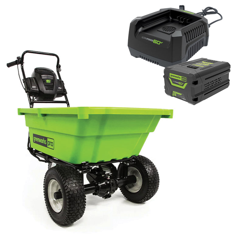 Greenworks GD60GC 60v Battery Garden Cart Kit
