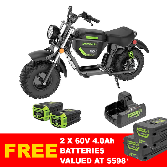 Greenworks 60V Stealth Mini Bike