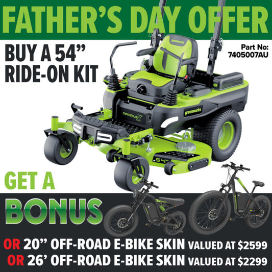 Greenworks 60v Battery MaximusZ Zero Turn 54" Ride-On Mower