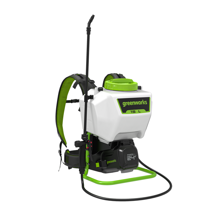 Greenworks 24V POWERALL Backpack Sprayer Kit with Dual Voltage 24V/60V Charger