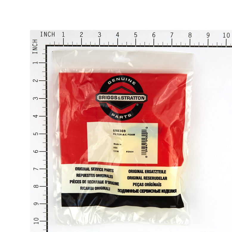 Filtro aria motore Briggs & Stratton compatibile, sostituisce 792038 Filtro aria motore Briggs & Stratton compatibile, sostituisce 792038
