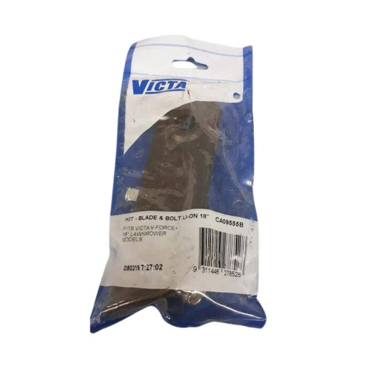 Victa 18" 82V Lithium Ion Mower Blade & Bolt kit x 2 (CA09555B)