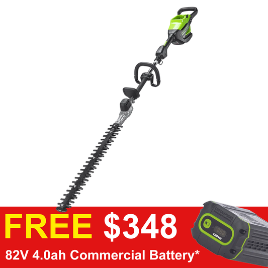 Greenworks 82PH30F 82v Battery Short Pole Hedger (Skin Only)