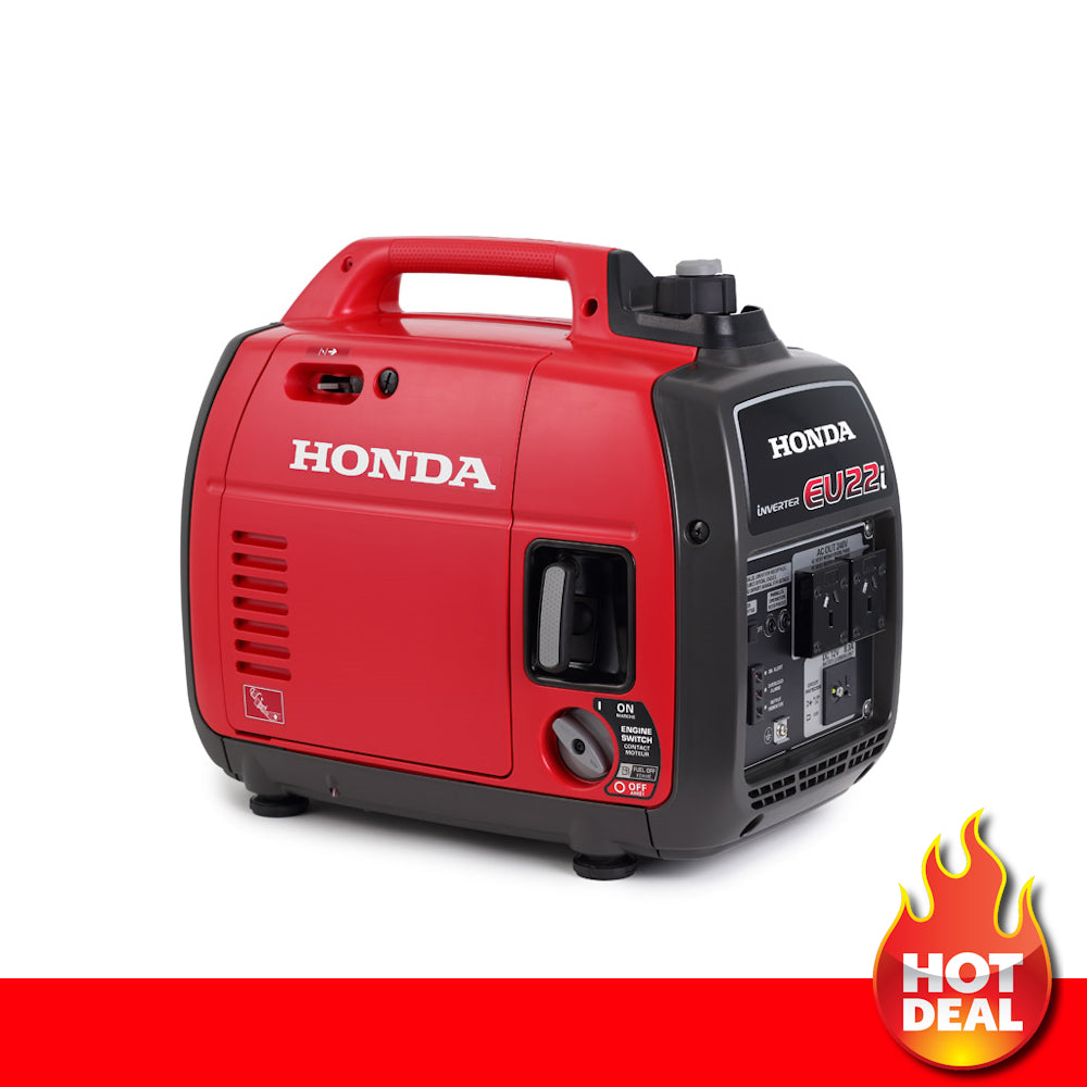 Honda EU22i Generator + Worksafe RCD