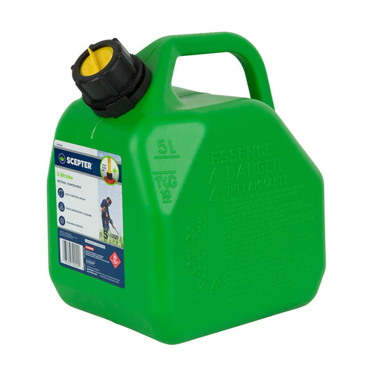 Plastic Fuel Can Scepter, Green - 5L (FUE8265)
