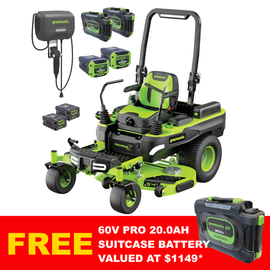 Greenworks 60v Battery MaximusZ Zero Turn 54" Ride-On Mower