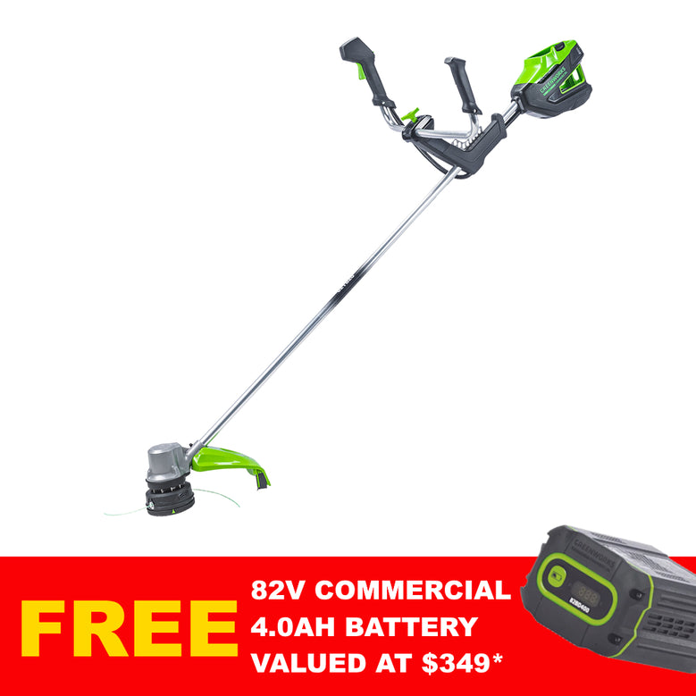 Greenworks 82TB20 82v Battery String Trimmer (Skin Only)