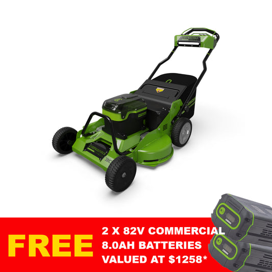 Greenworks 82LM30S Battery Lawn Mower (Skin Only)