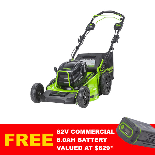 Greenworks Commercial 82LM21S 82v Battery Lawn Mower (Skin Only)