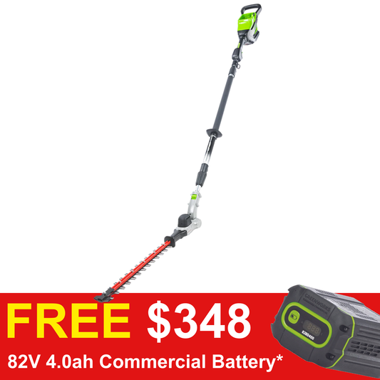 Greenworks 82PH62T 82v Battery Telescopic Pole Hedger (Skin Only)