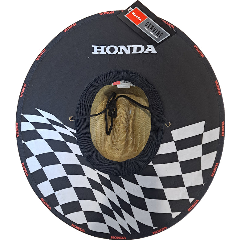 Honda Straw Hat - Black (PPE) (L08SH020B)