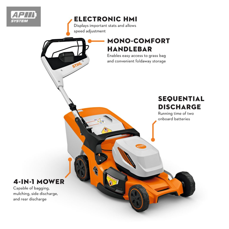 STIHL RMA453 PV Self Propelled Battery Lawn Mower (Skin Only)