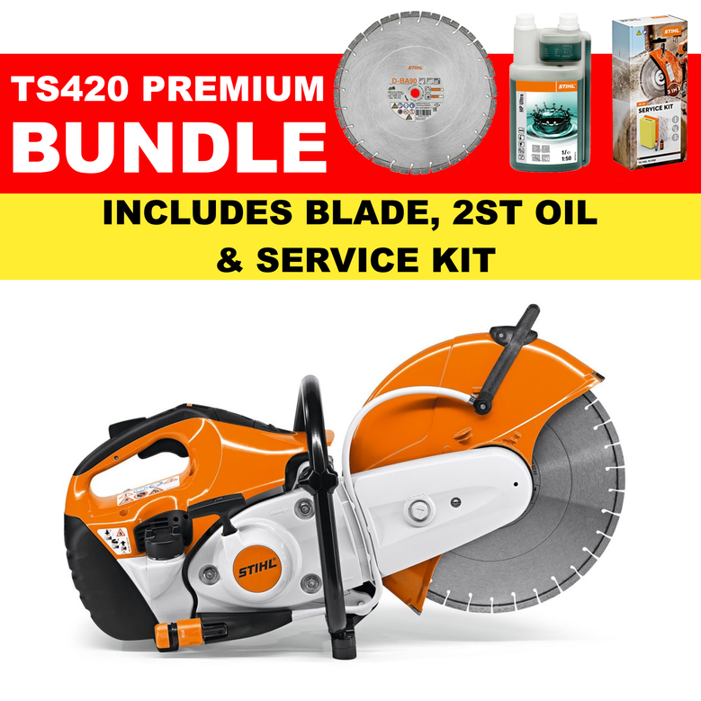 Stihl TS420 Petrol Cut-Off Saw Premium Bundle