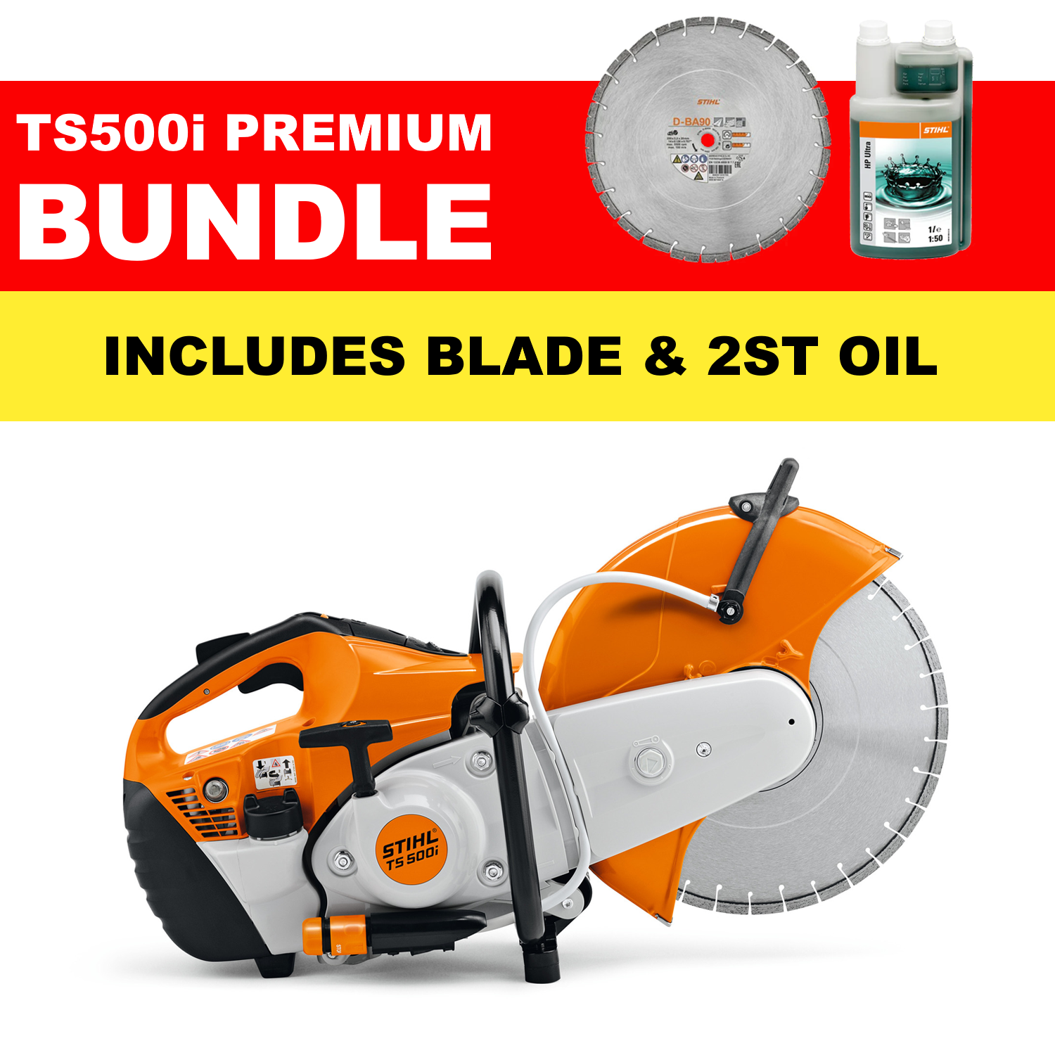 Stihl TS500i Petrol Cut-Off Saw Premium Bundle