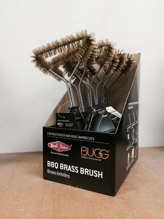 Brass bbq brush top