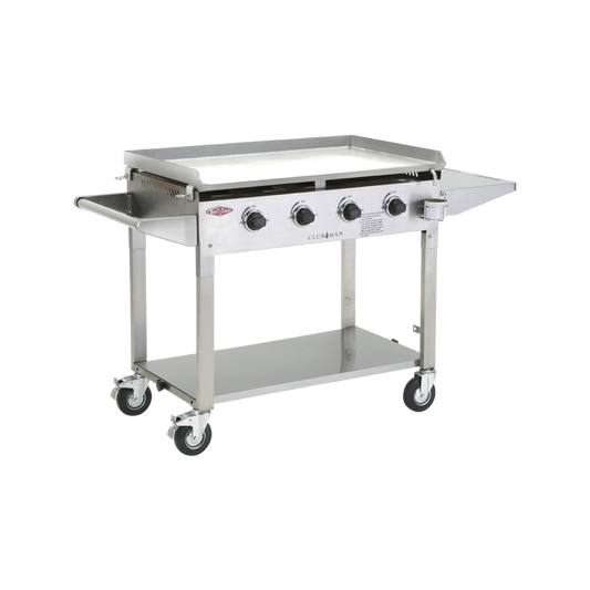 BeefEater Discovery Clubman 4-Burner Stainless Steel Portable BBQ